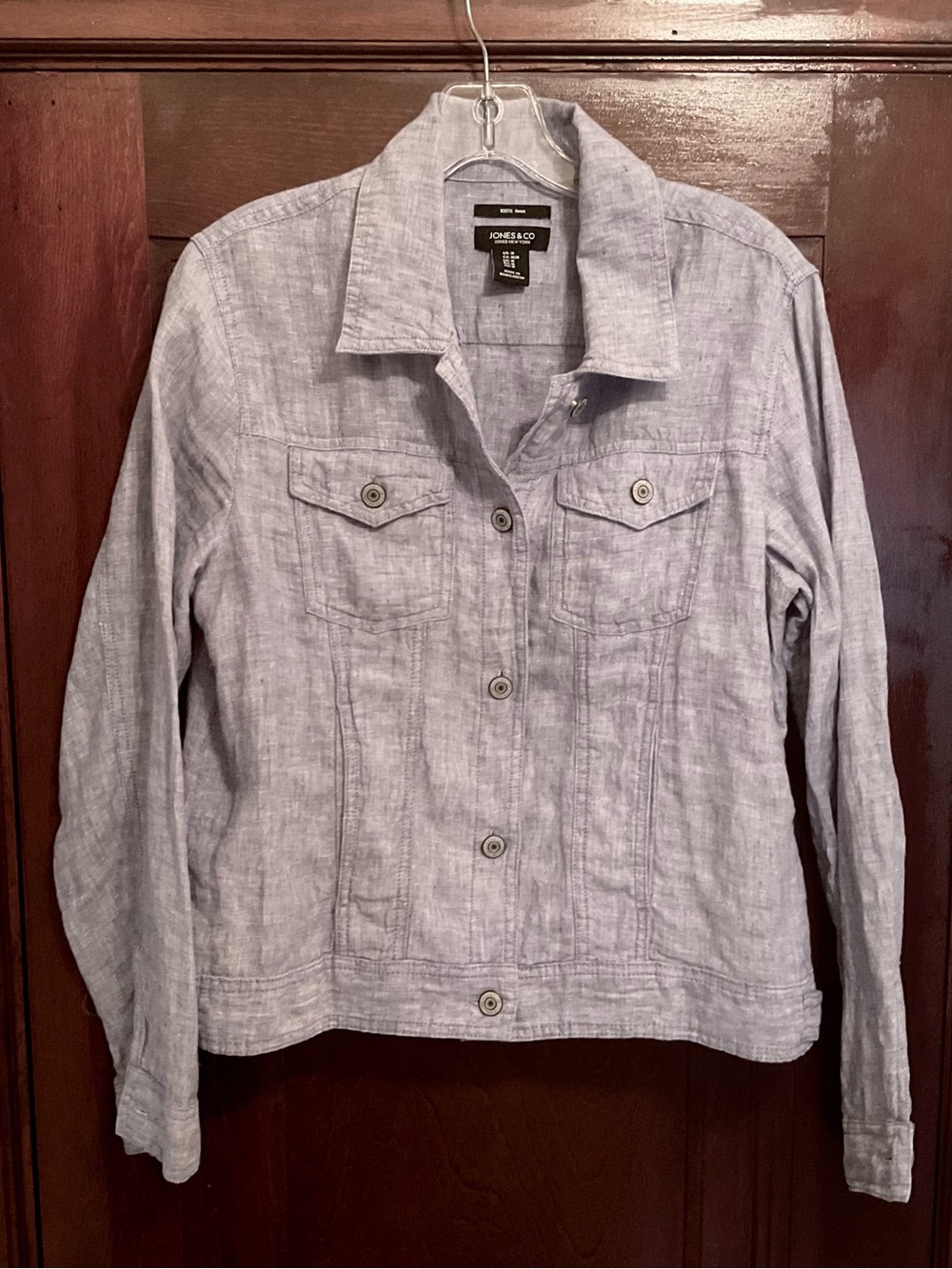 Jones & Co. Linen Jean Jacket